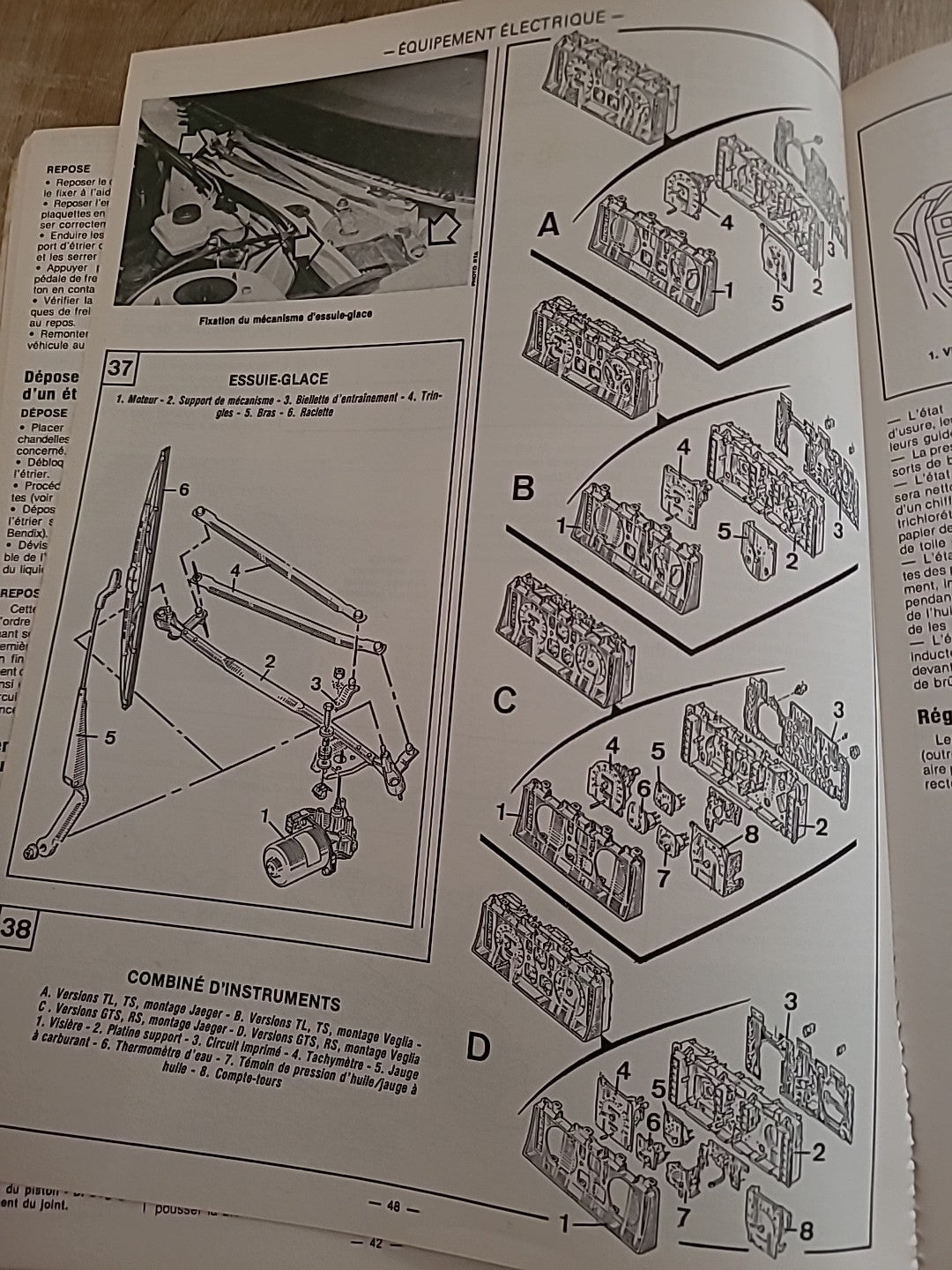 Revue Technique RENAULT 21 1721 Tl Ts   RTA de 86 pages (Liv43)