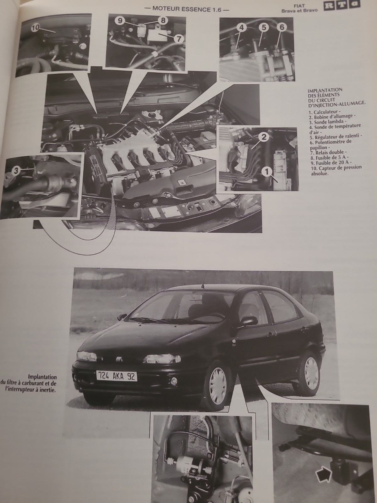 RTA Revue Technique Automobile Fiat Brava Et Bravo Essence Et Dies 1996 (Liv193)