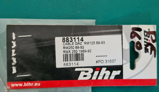 Câble de gaz 125 250 RM 89 92 (code PE160)