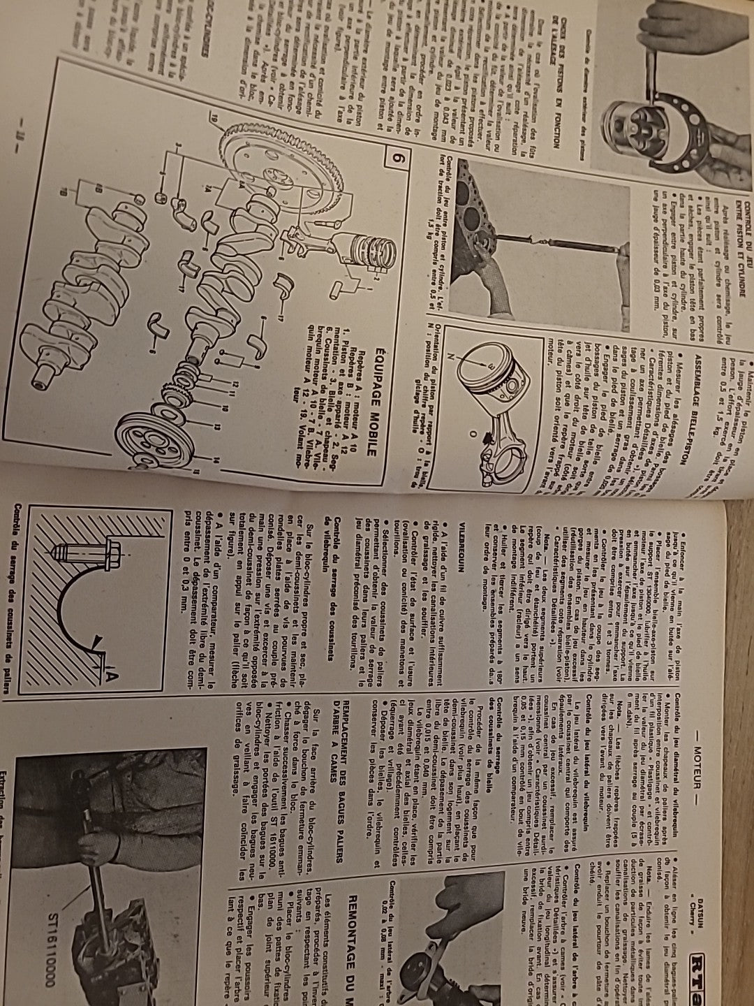 Revue Technique Auto Citroën GS Datsun 120 RTA de 154 pages (Liv107)