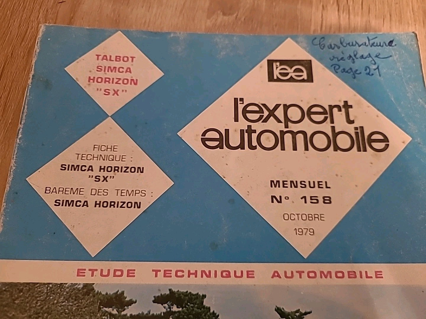 Revue Technique SIMCA HORIZON SX  RTA de 130 pages (Liv4)