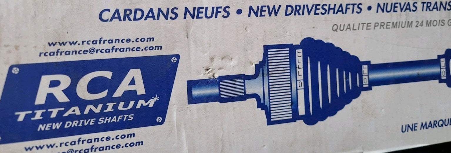 Cardan Neuf Côté Gauche RCA  F917N  Fiat 500 Lancia Alfa Ford Ka Tdci (#AUT215)