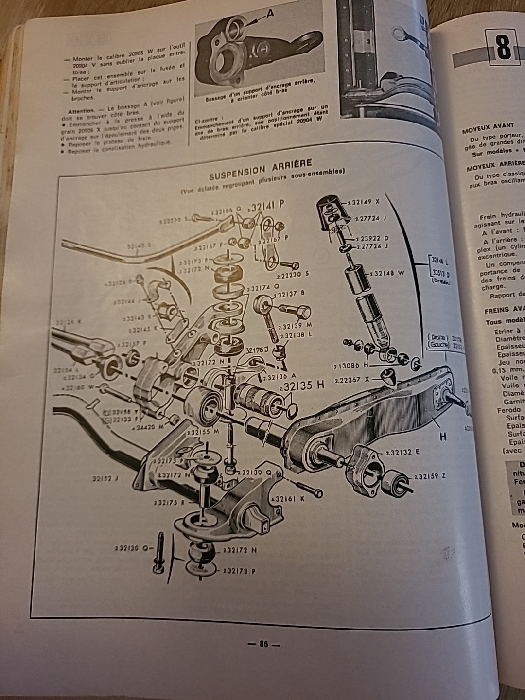 Revue Technique Auto SIMCA 1100 Ti Special RTA de 179 pages (Liv86)