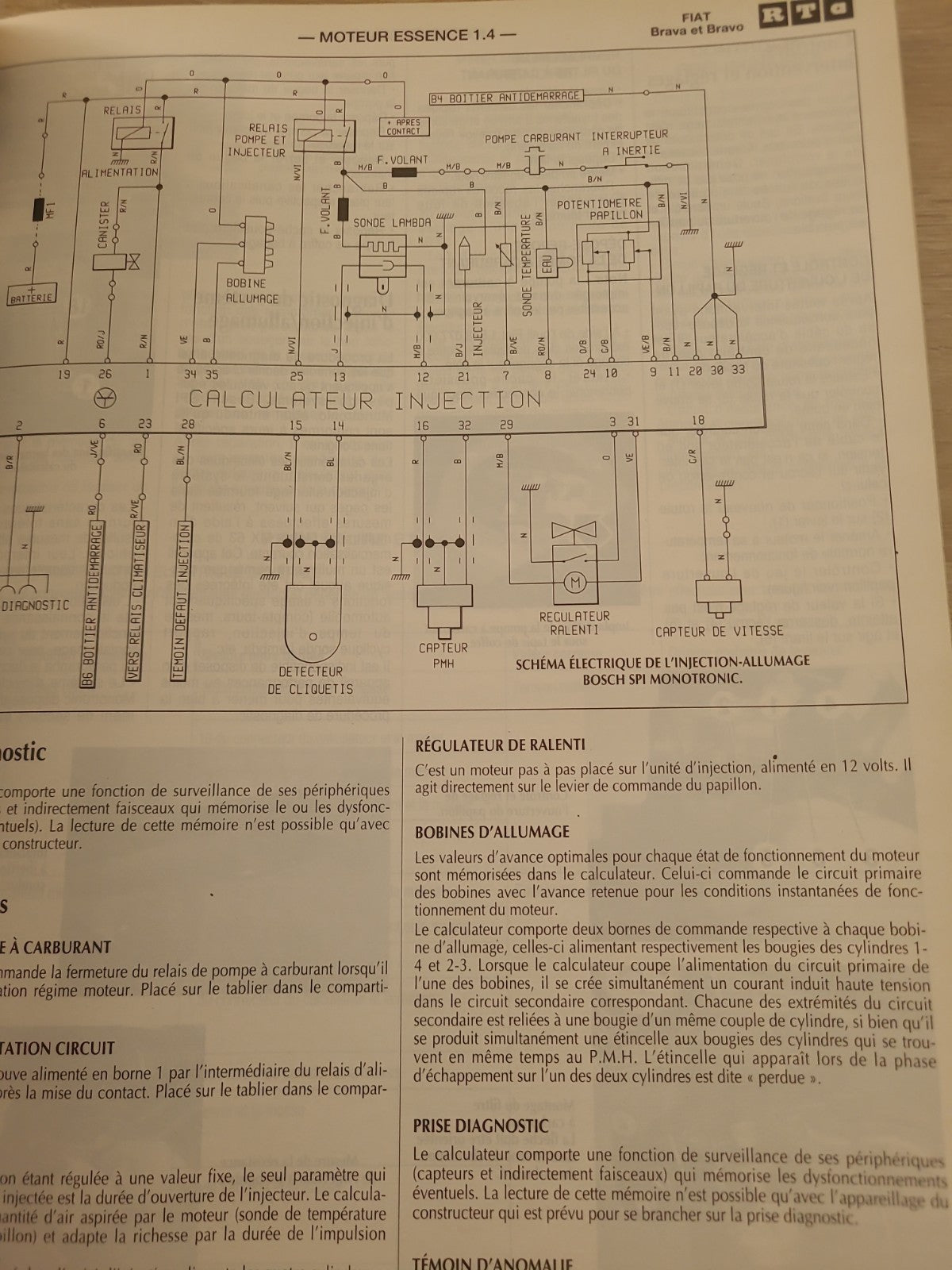 RTA Revue Technique Automobile Fiat Brava Et Bravo Essence Et Dies 1996 (Liv193)