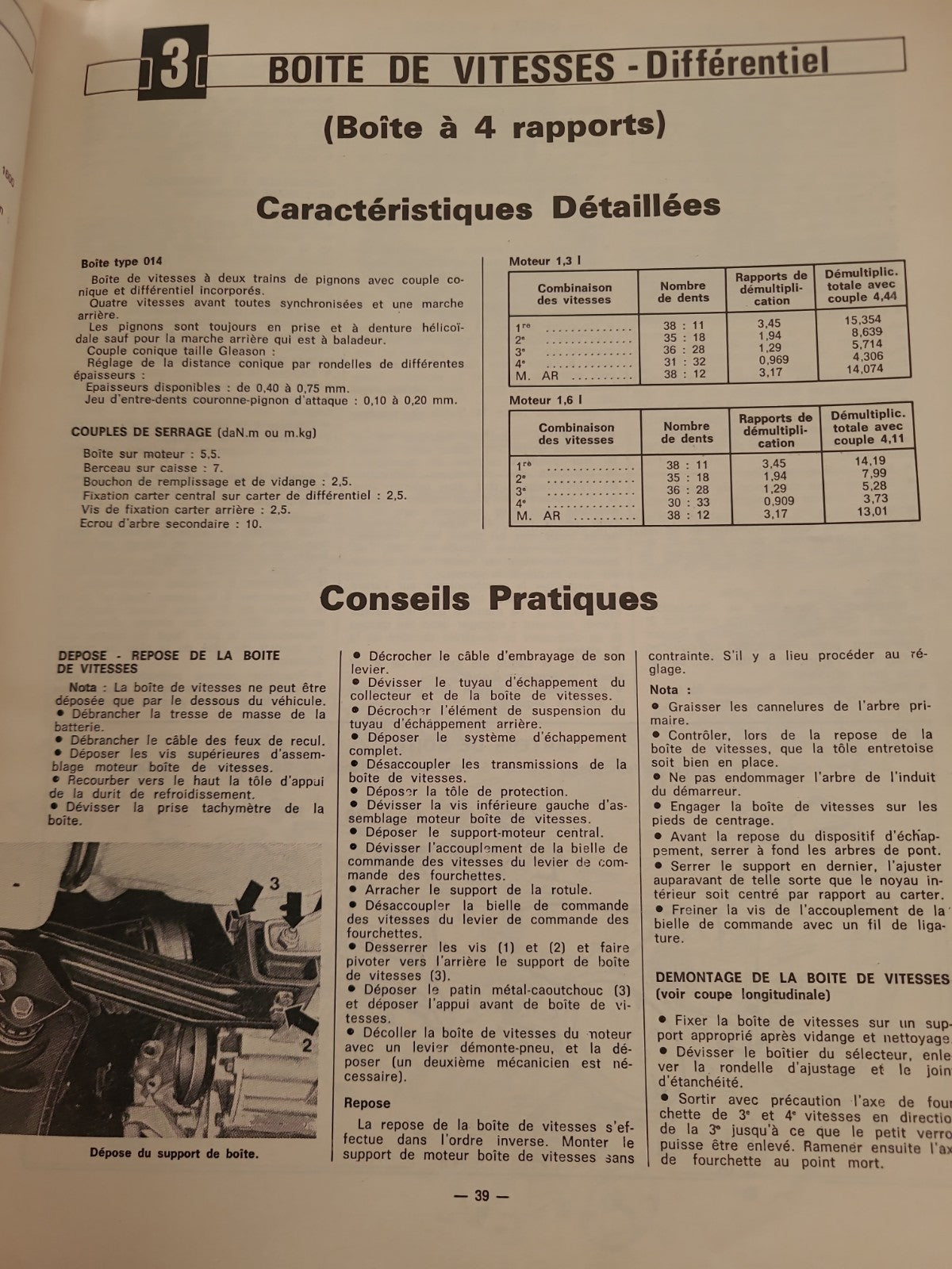 RTA Revue Technique Automobile 504 D Audi 80 GL 1981 (Liv163)