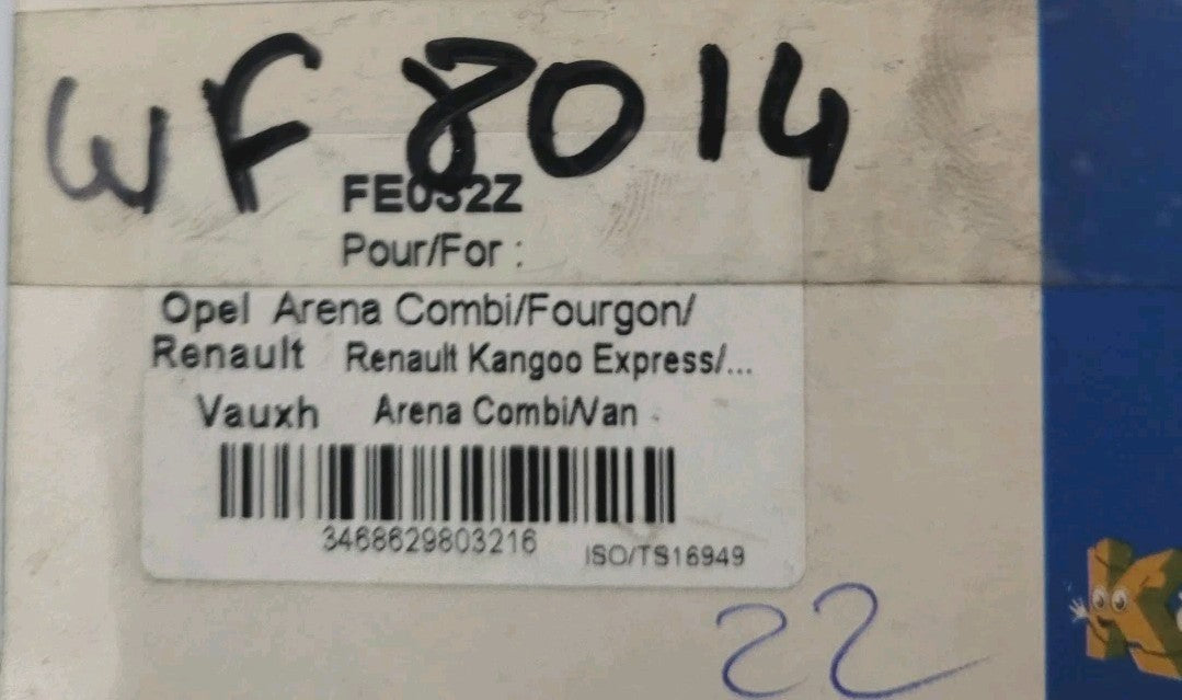 Filtre À Carburant MecaFilter Opel Renault Kangoo Wf8414 Fe032z (#AUT82)