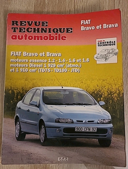Revue Technique FIAT BRAVO BRAVA ess Et Diesel RTA de 218 pages (Liv14)