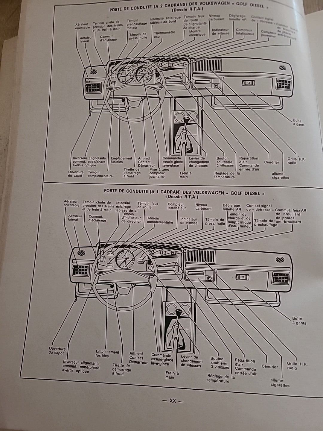 Revue Technique GOLF 1 DIESEL de 66 pages (Liv51)