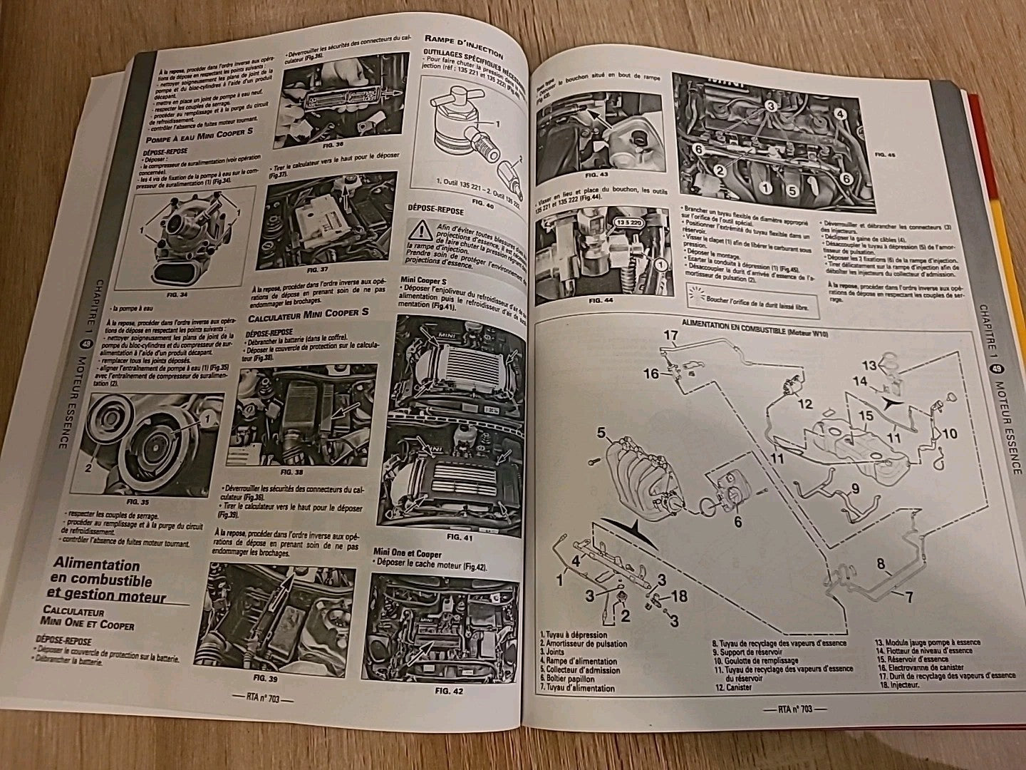 Revue Technique Mini One Cooper S 09/01 à 09/06  RTA de 171 pages (Liv1)