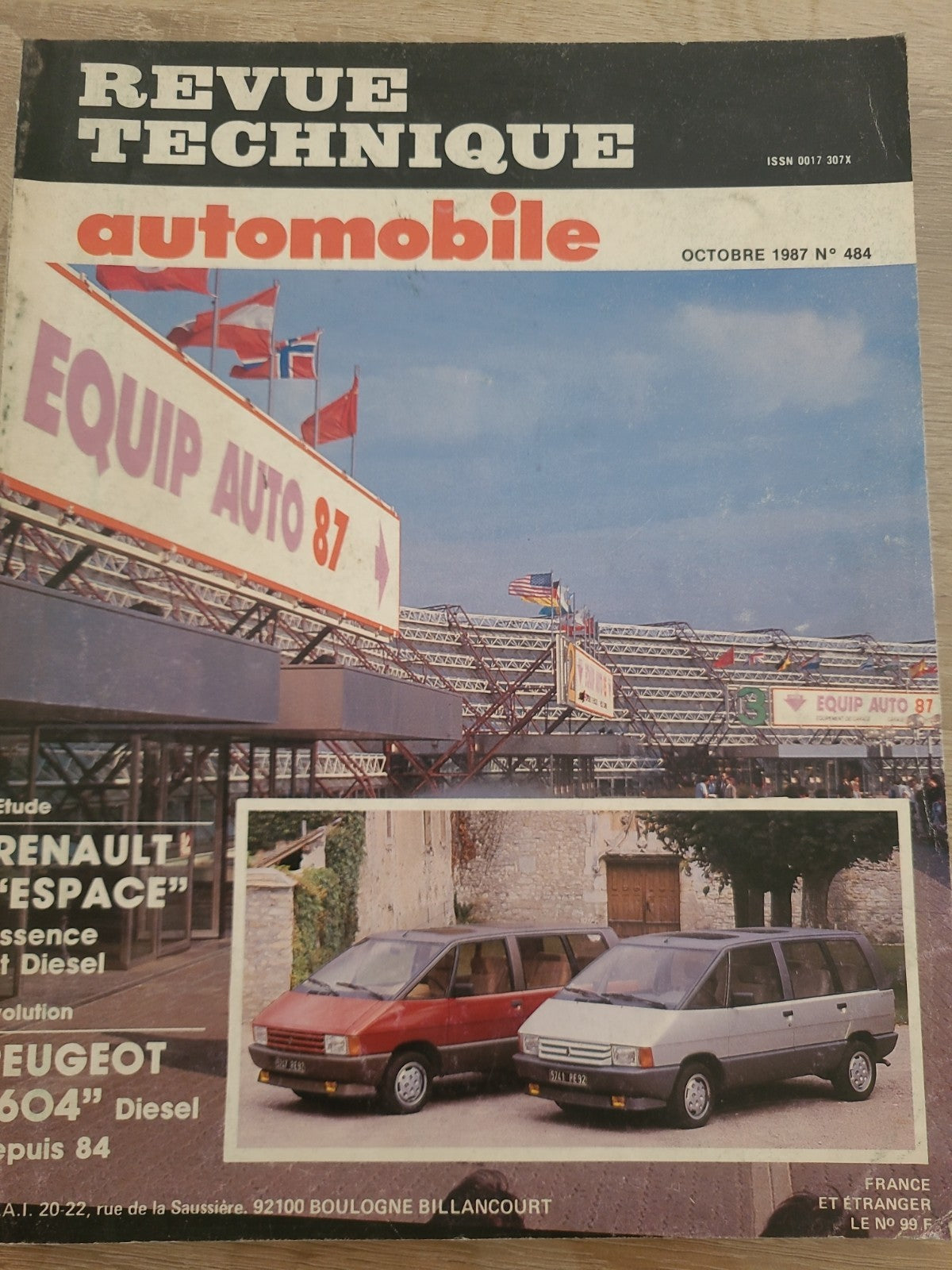 RTA Revue Technique Automobile Renault Espace Essence Et Diesel 1987 (Liv192)