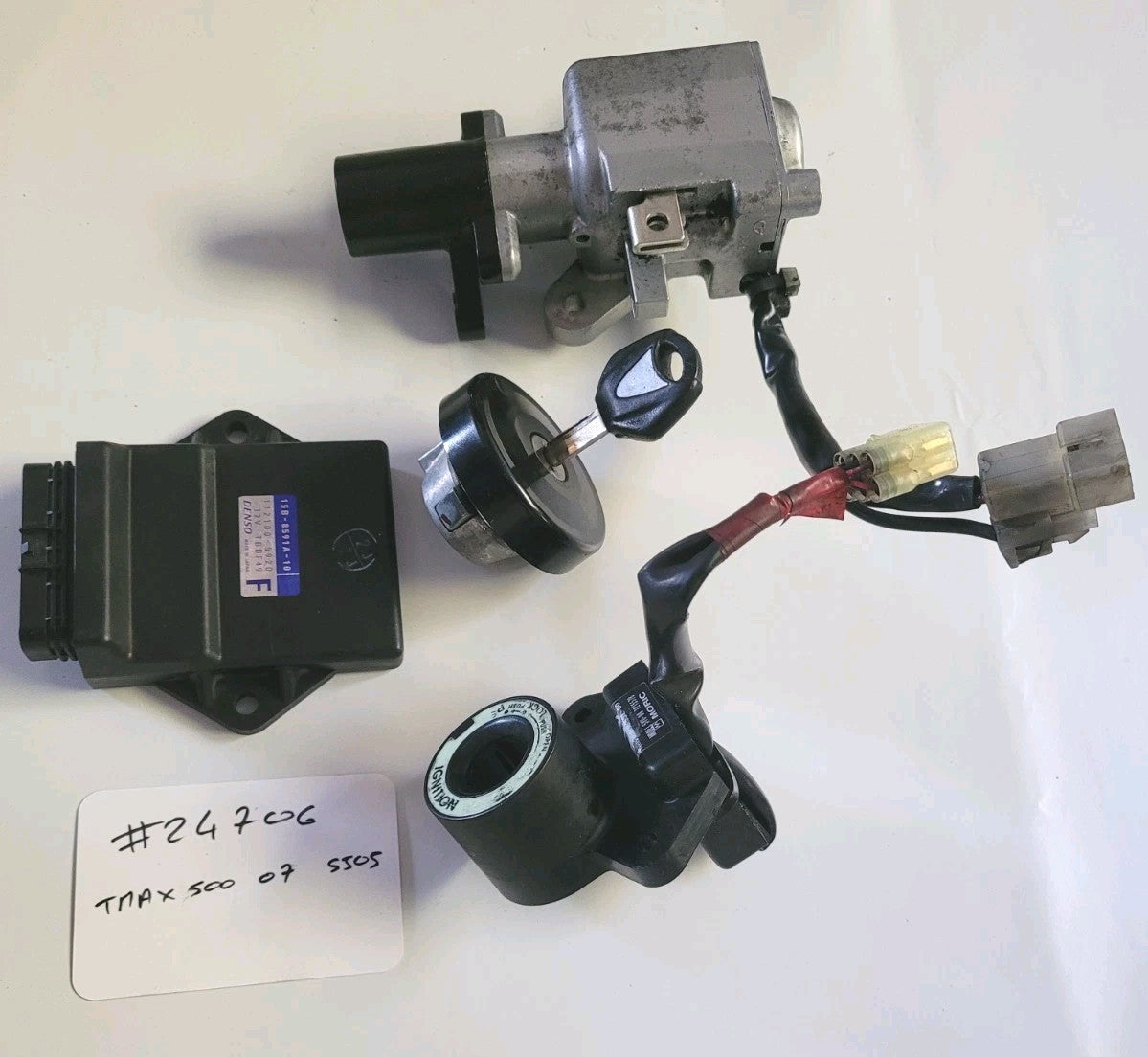 Kit Démarrage Clé Neiman Cdi Anneau Bouchon Yamaha T-MAX 500 2007 sj05 (#24706)