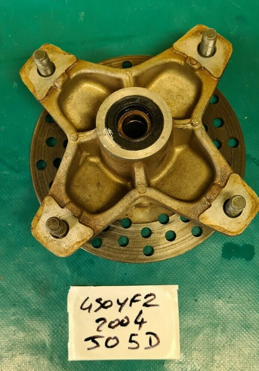 Moyeu étoile de roue avec disque droit 450 yfz 2004 voir photo (jo 5d )