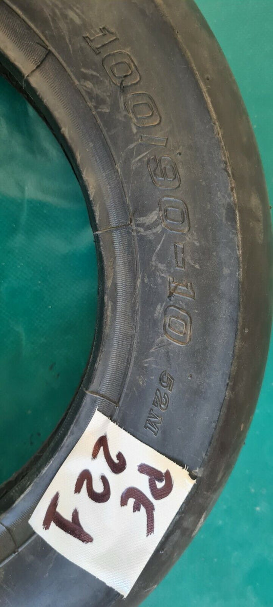 pneu Slick dirtbike 100 90 10 52m supermotard (code PE221)