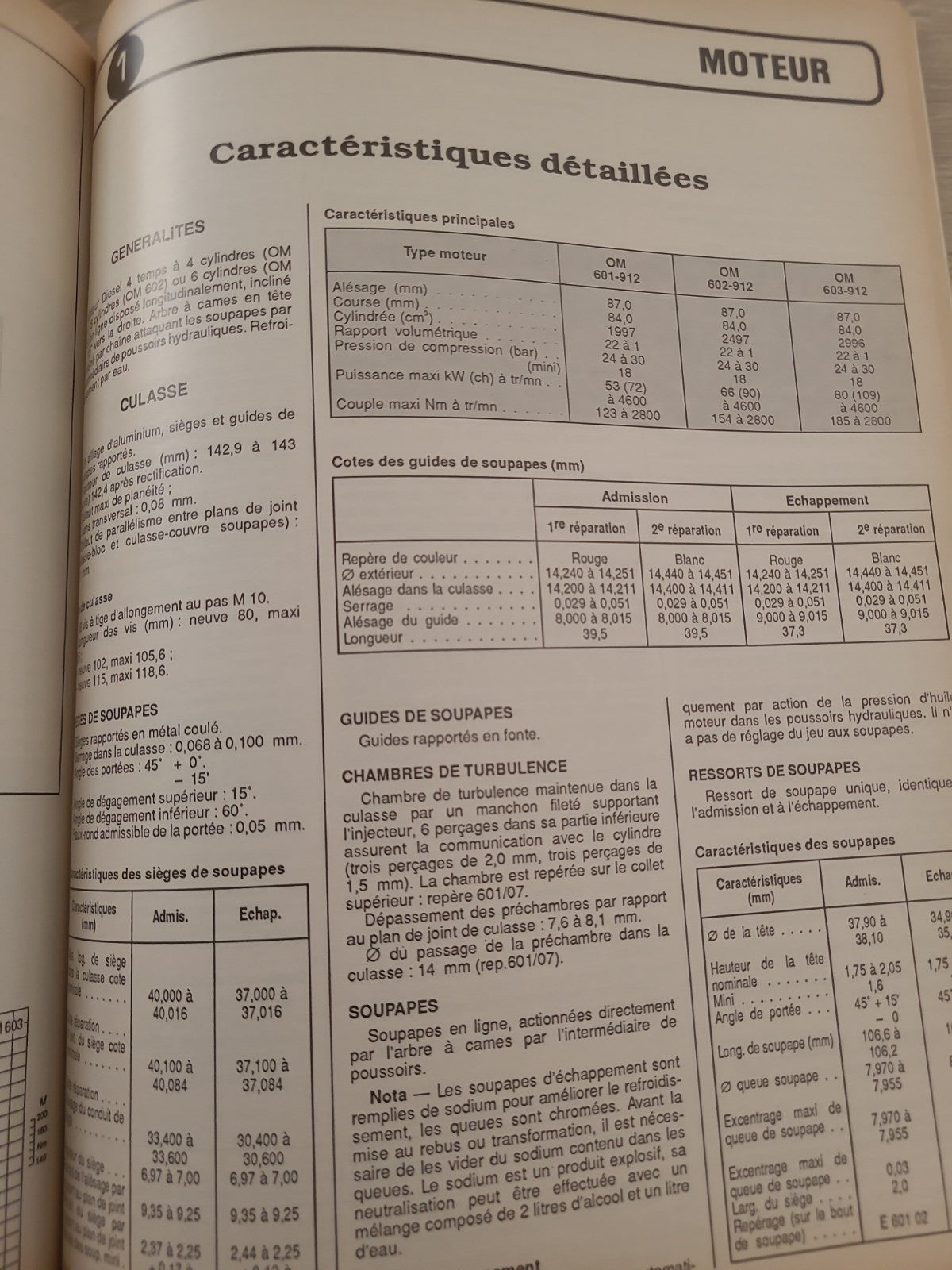 RTA Revue Technique Automobile Mercedes W124 Diesel 1988 (Liv183)