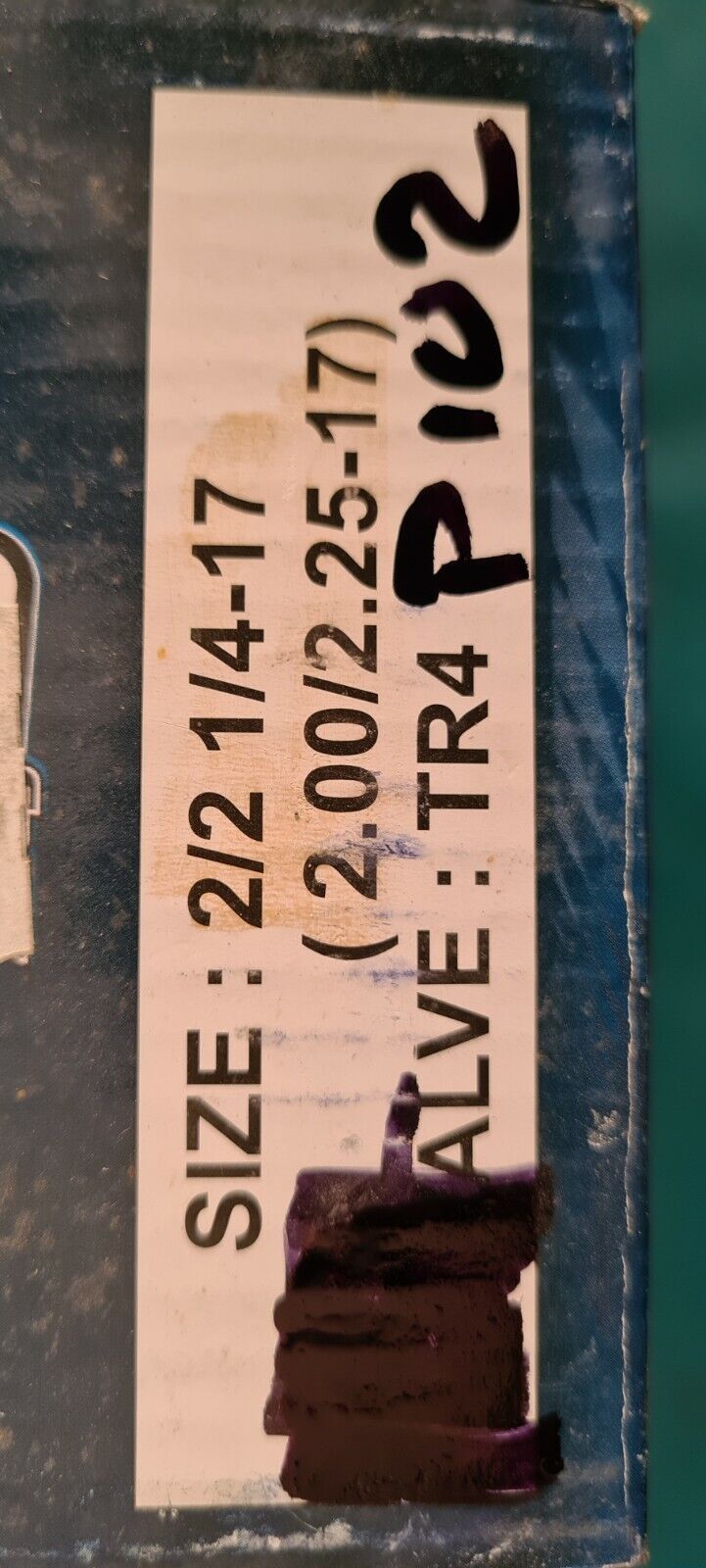 Chambre à air 200 225/17 (code PE102)