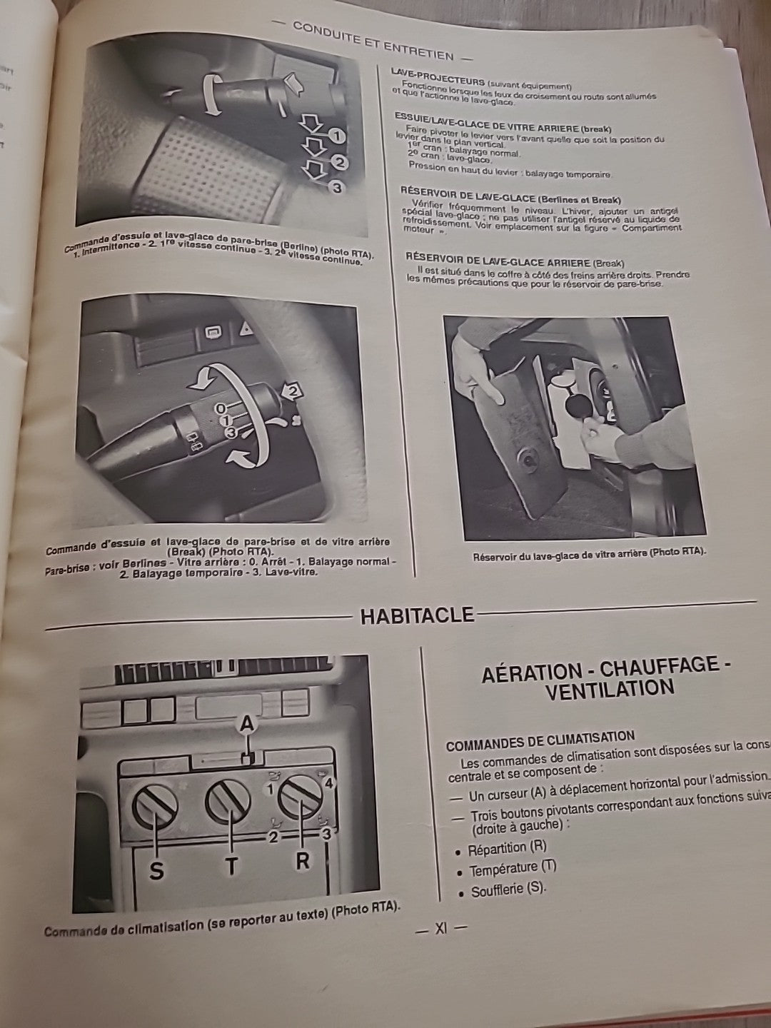 Revue Technique PEUGEOT 405 INJECTION MI16 ... RTA de 94 pages (Liv39)