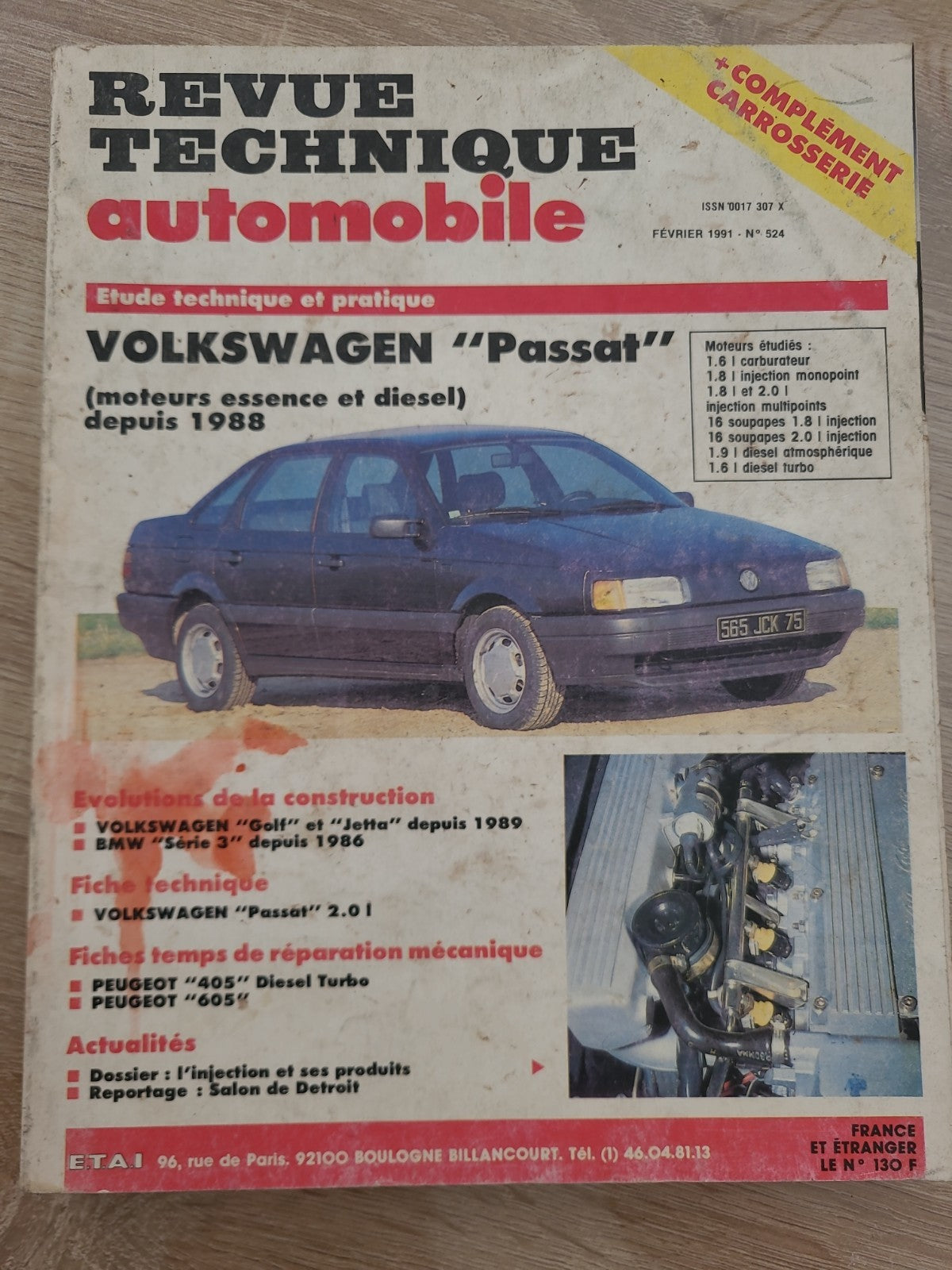 Revue Technique Auto Passat Essence Et Diesel Depuis 88 RTA  (Liv136)