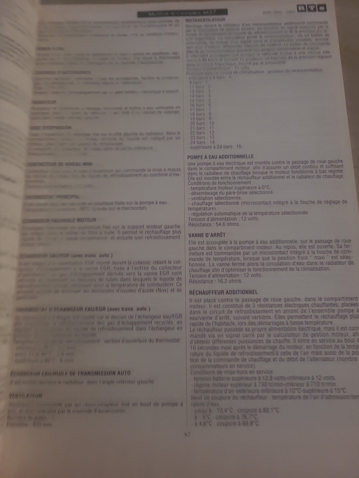 RTA Revue Technique Automobile BMW 320d 330d E46 2001 (Liv234)