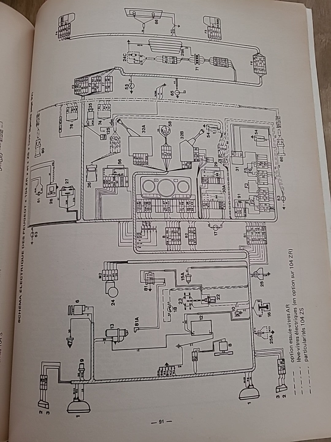 Revue Technique PEUGEOT 104 RTA de 129 pages (Liv30)