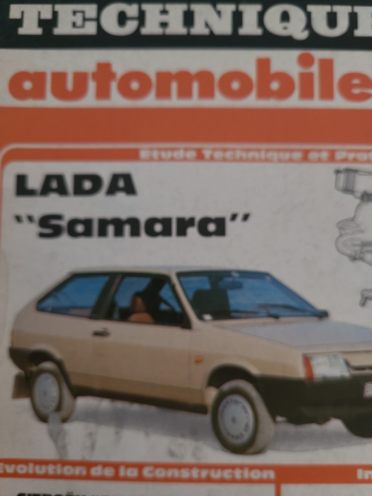 RTA Revue Technique Automobile Lada Samara 1989 (Liv219)