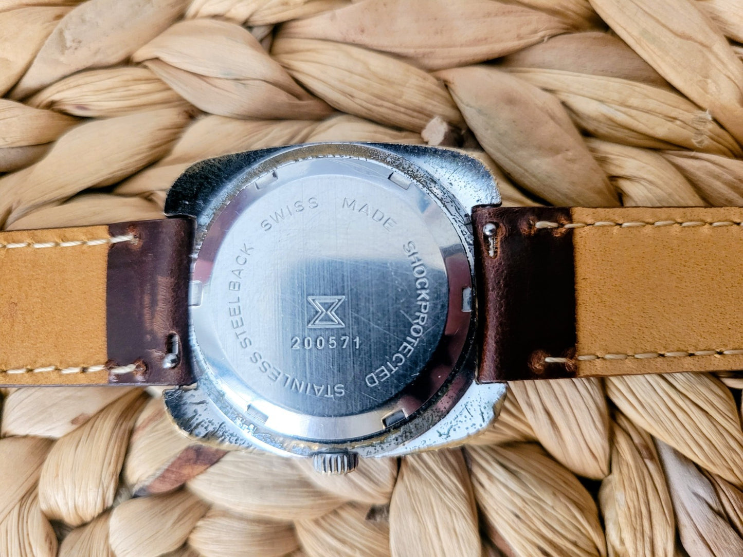 EDOX homme montre mécanique collection rare et Superbe, patinée (Bij 9)