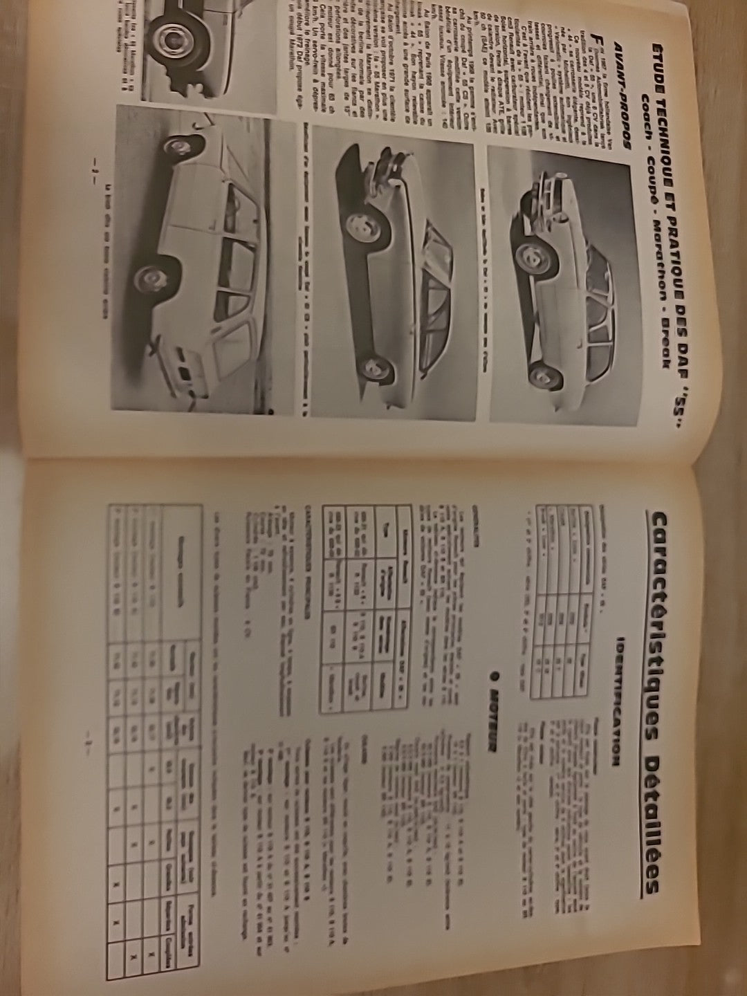 Revue Technique Auto Daf 55 RTA de 110 pages (Liv103)