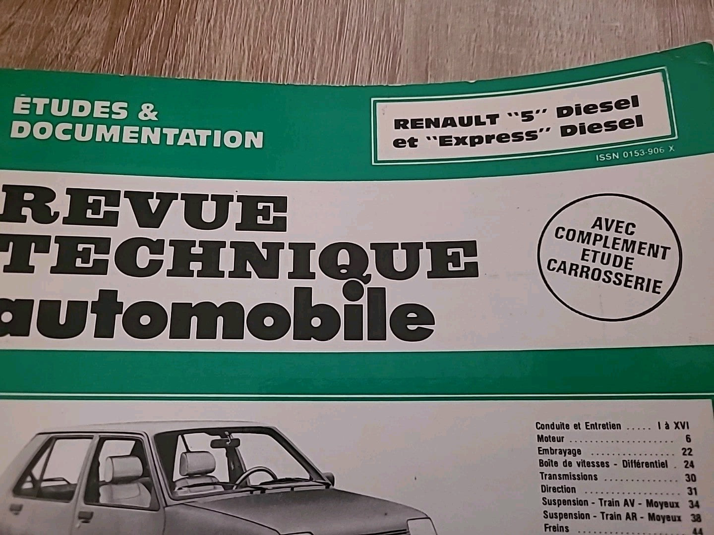 Revue Technique Renault 5 Et Express  RTA de 93 pages (Liv32)