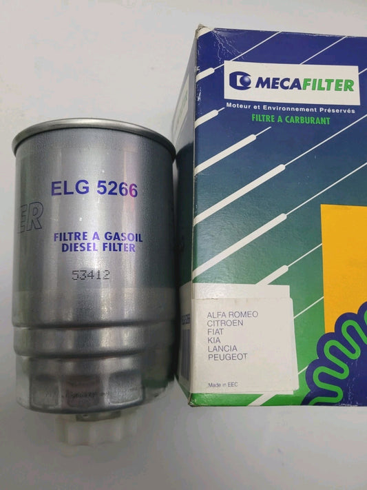Filtre À Carburant Mecafilter Alfa Fiat Citroën Peugeot Wf8277 Elg5266 (#AUT143)
