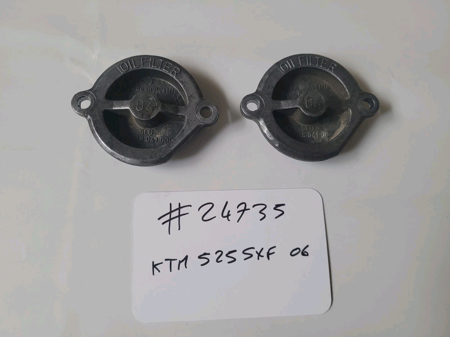 Couvercle Carter De Filtre À Huile X2 KTM 525 SXF 2006 (#24735)