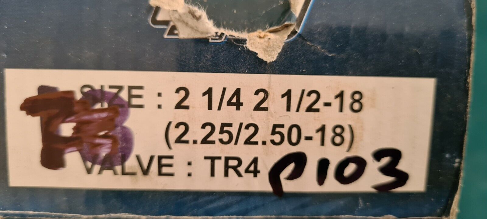 Chambre à air 225 250/18 (code PE103)