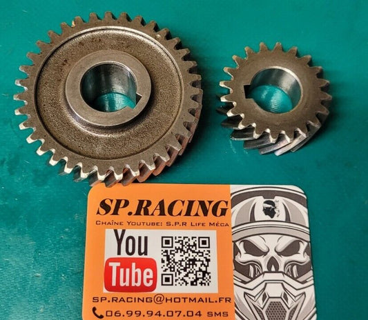 Kit Pignon Renvoi Vers Vilebrequin HONDA  125 CRM 1991 (24026 )