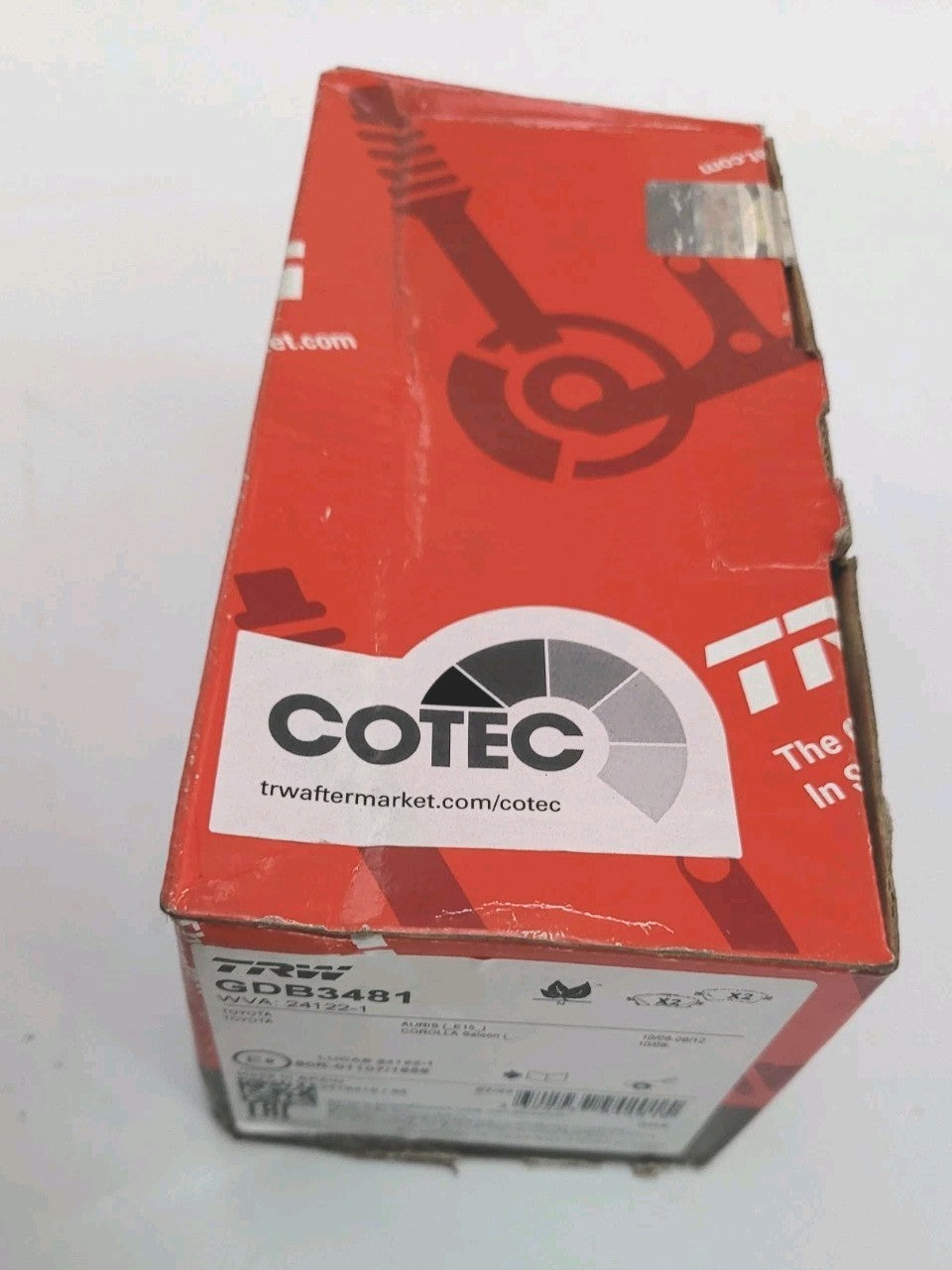 Jeu De Plaquettes TRW Toyota Corola GDB3481 (#AUT107)