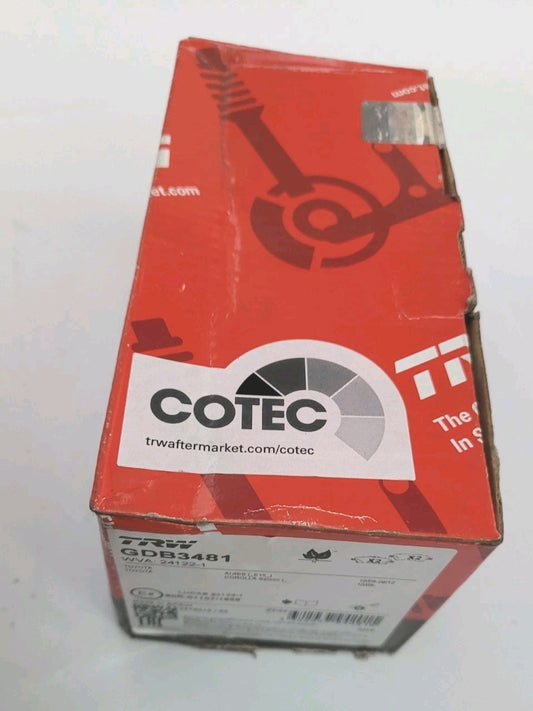 Jeu De Plaquettes TRW Toyota Corola GDB3481 (#AUT107)