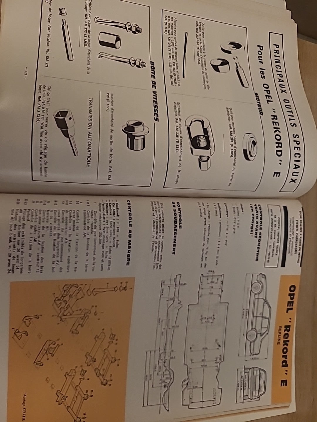 Revue Technique Auto Opel Rekord E Essence Et Diesel RTA de 196 pages (Liv101)