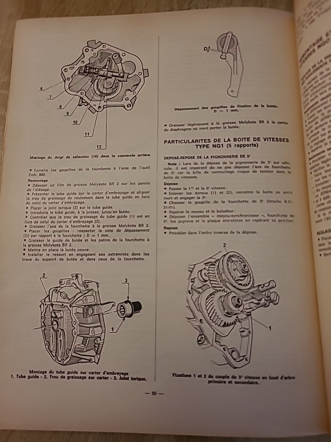 Revue Technique RENAULT 18 1397cc RTA de 106 pages (Liv74)