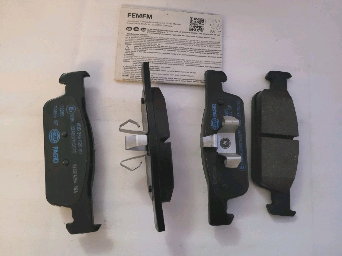 Jeu Plaquettes Av NEUF Mercedes Renault Dacia 4082300492453 (#AUT291)