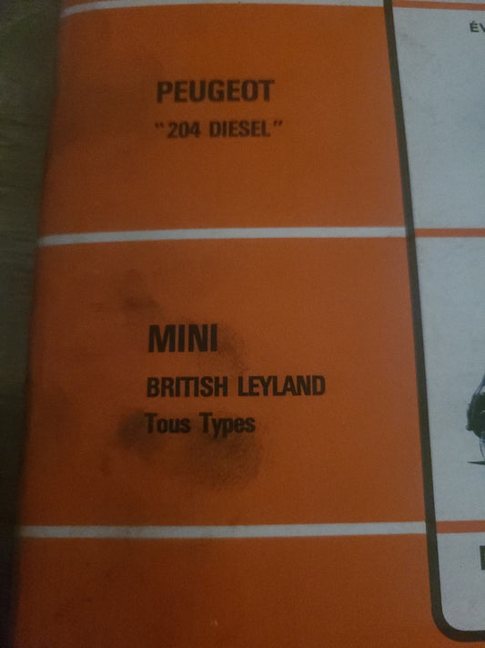 RTA Revue Technique Automobile Mini Leyland Livre Ancien 1975 (Liv241)