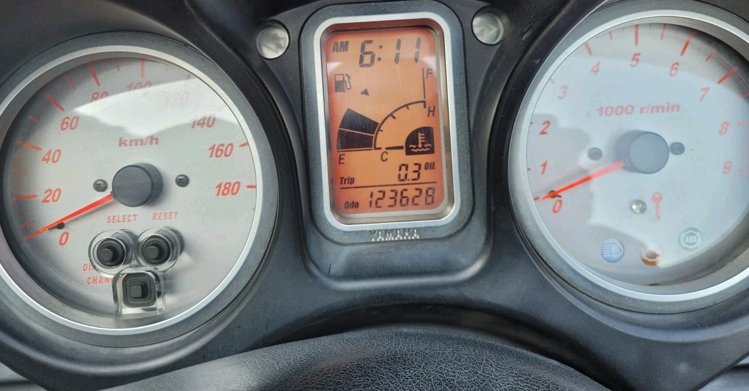 Compteur Tableau De Bord Yamaha T-MAX 500 2007 sj05 (#24707)