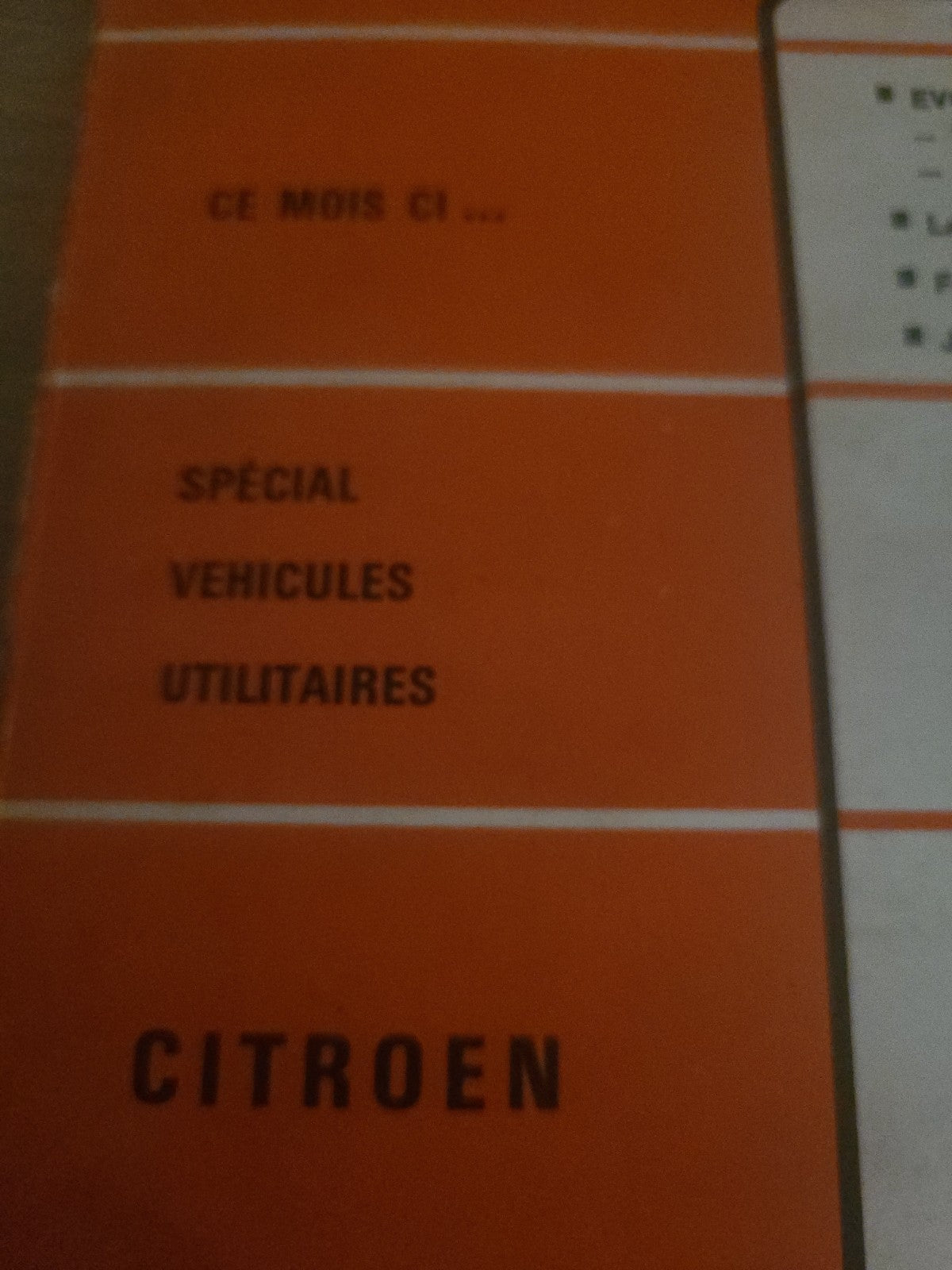 RTA Revue Technique Automobile Citroën Special Utilitaires  1969 (Liv247)