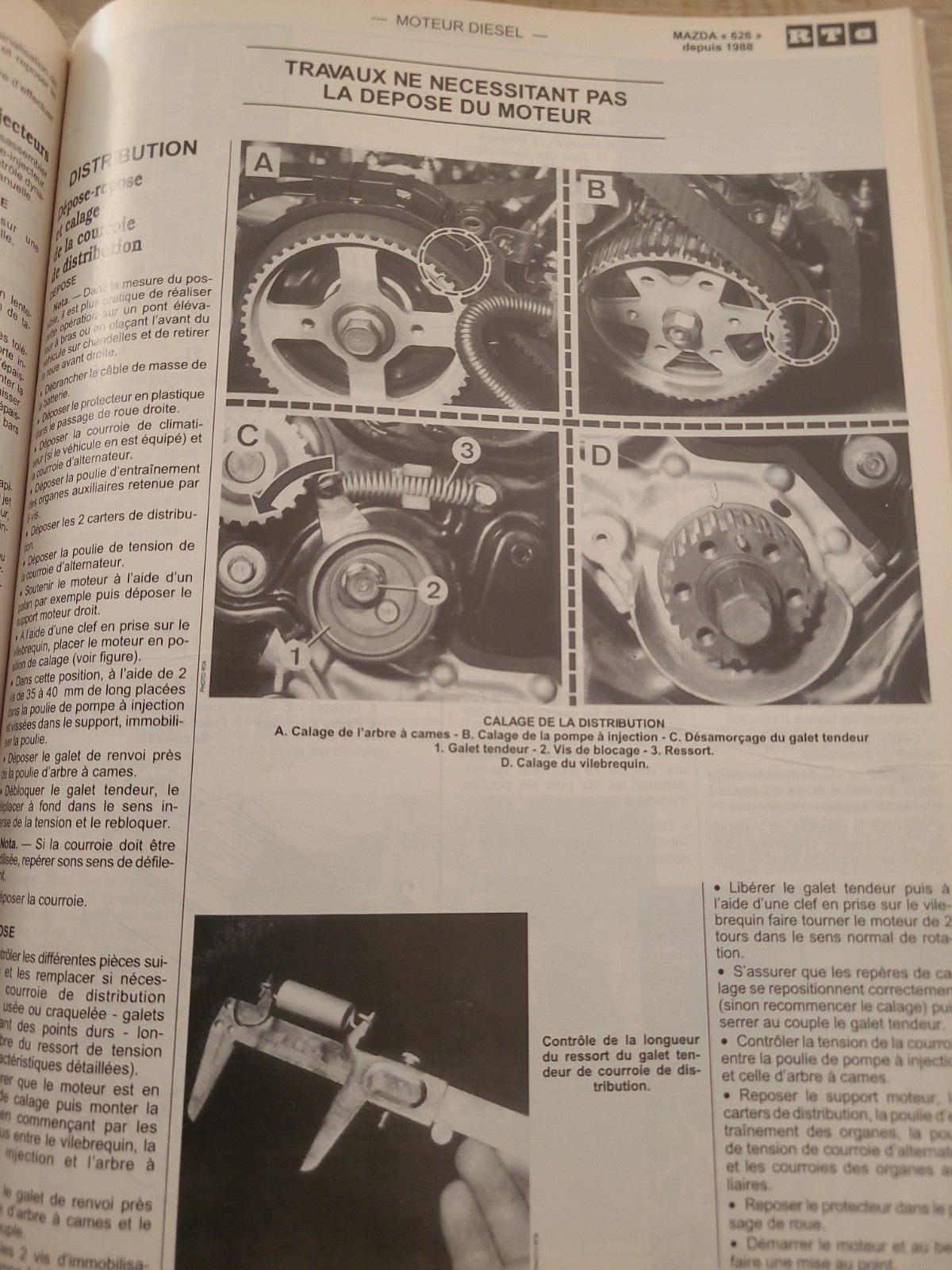 RTA Revue Technique Automobile Mazda 626 Après 1988 (Liv187)