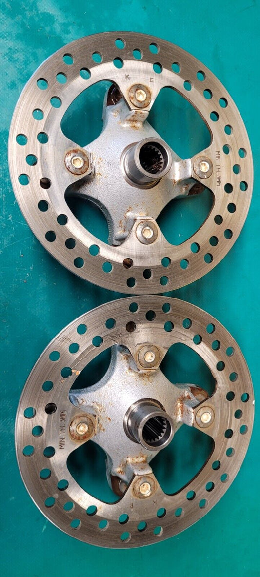 Étoiles de roues et disques avants KAWASAKI 650 KVF 2007