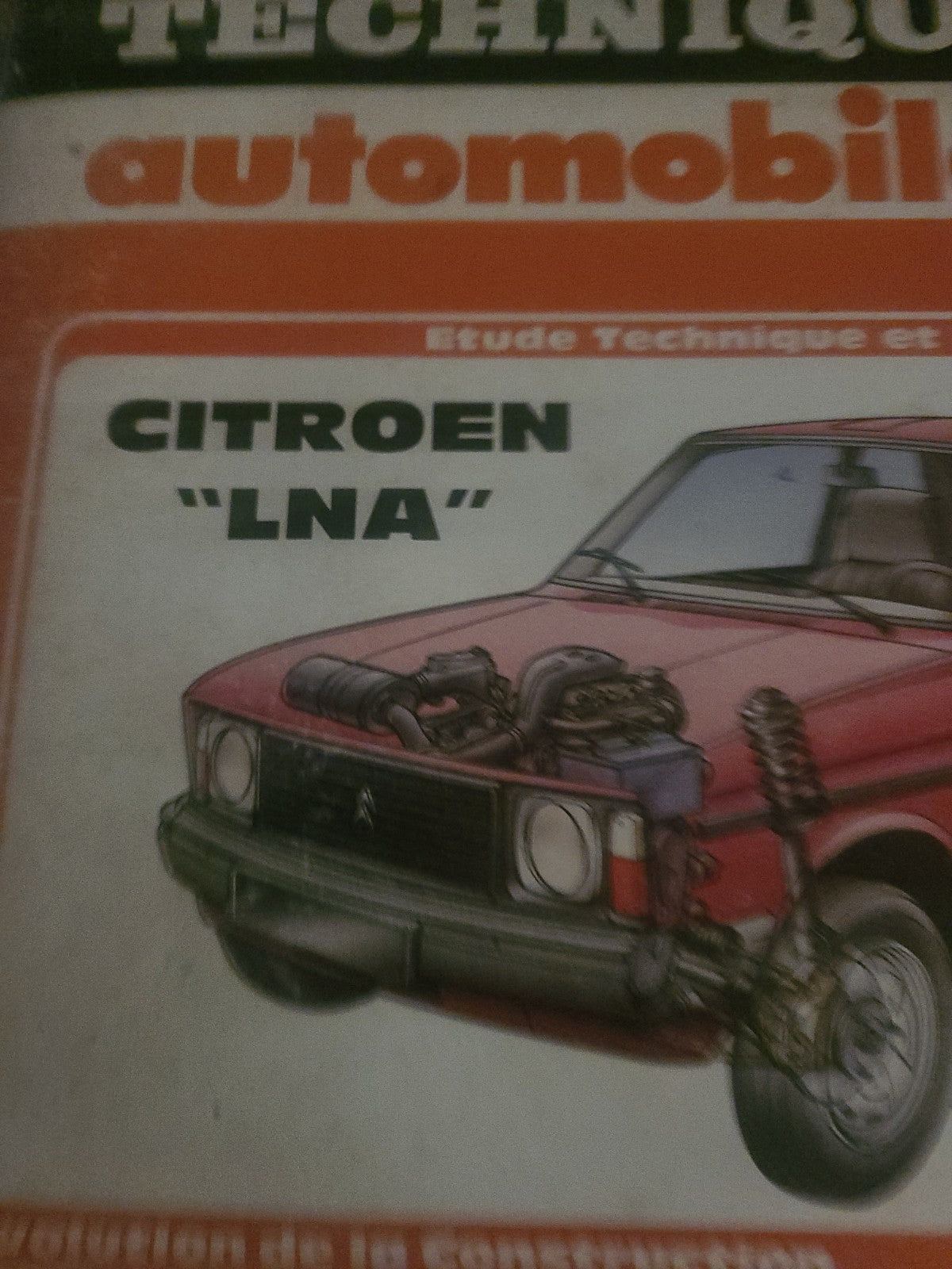 RTA Revue Technique Automobile Citroën LNA  Livre Ancien 1985 (Liv246)