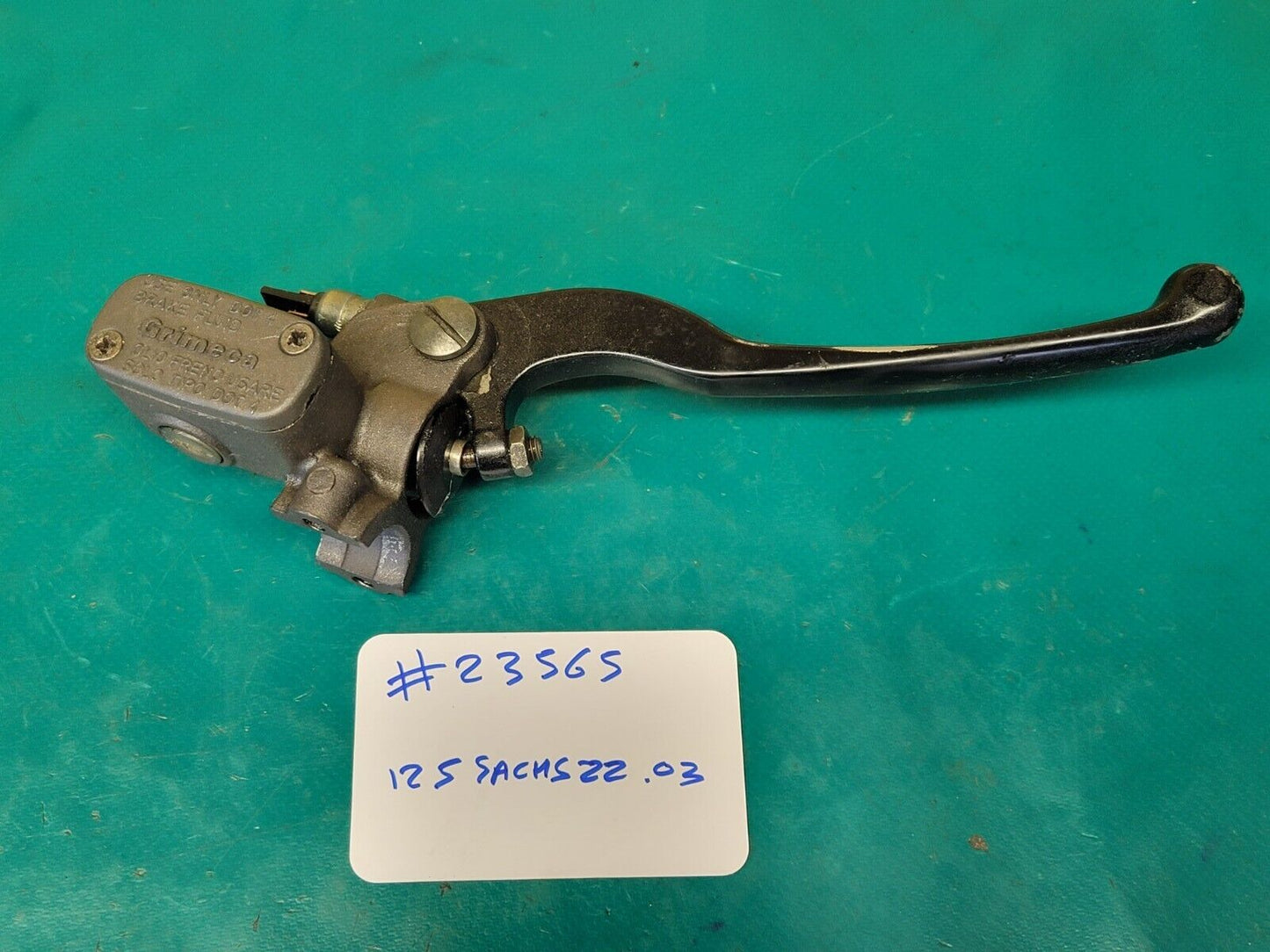 Maître Cylindre De Frein Avant Grimeca SACHS ZZ 125 2003 (#23565)