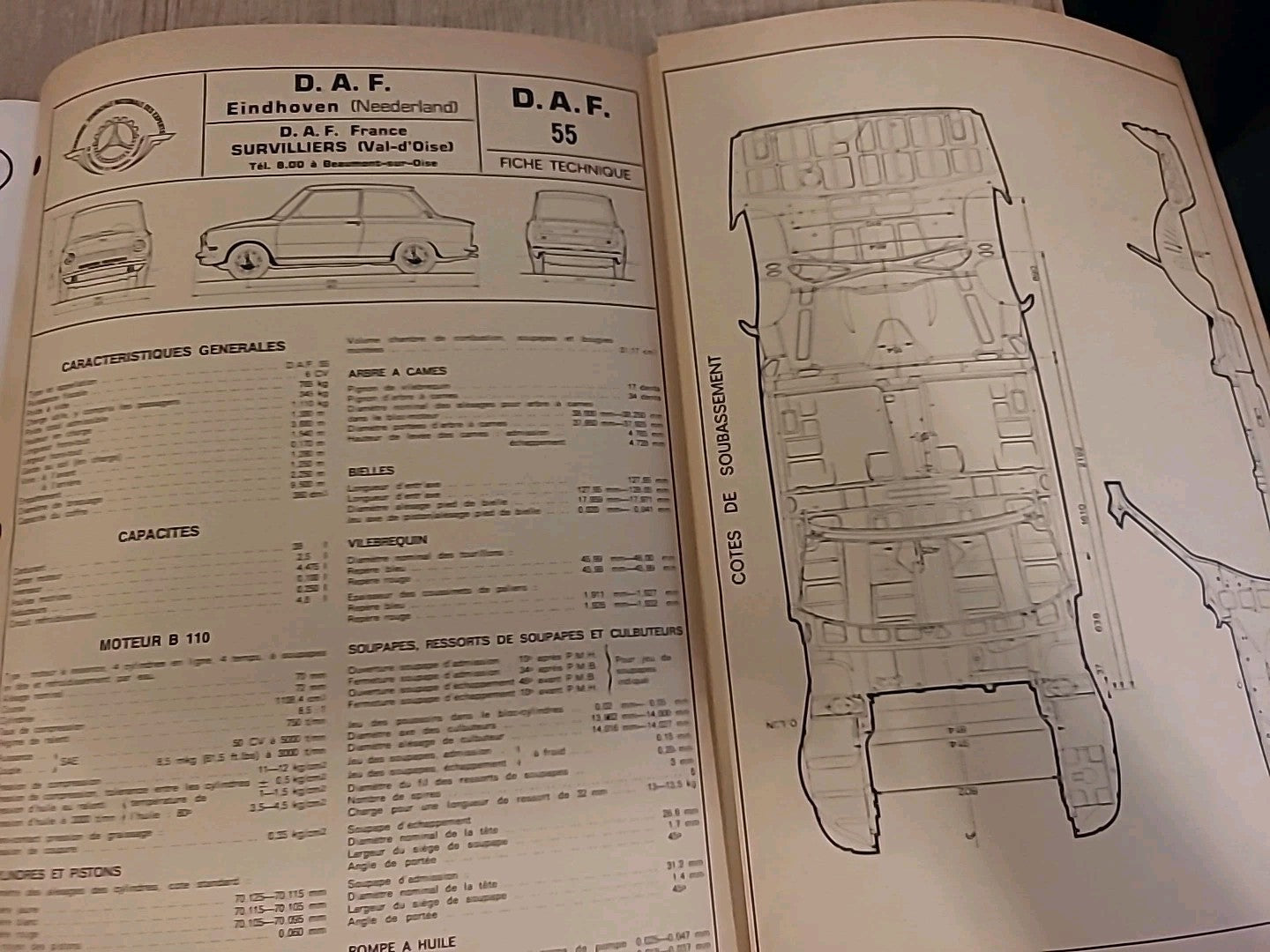 Revue Technique DAF 55 ALFA ROMEO 1300 TI RTA de 118 pages (Liv12)