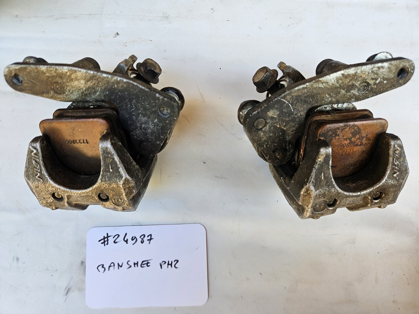 2x etriers De Freins Avants Yamaha Banshee 350 Ph2 (#24987)