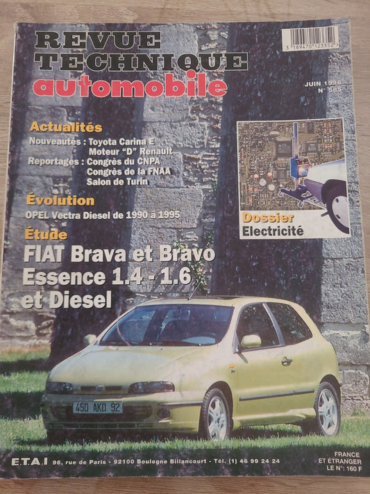 RTA Revue Technique Automobile Fiat Brava Et Bravo Essence Et Dies 1996 (Liv193)