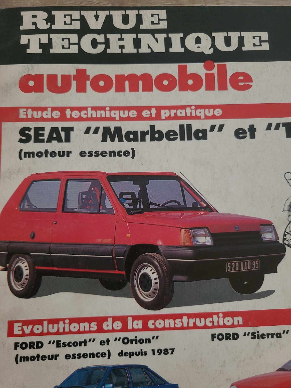 RTA Revue Technique Automobile Seat Marbella 1990 (Liv182)