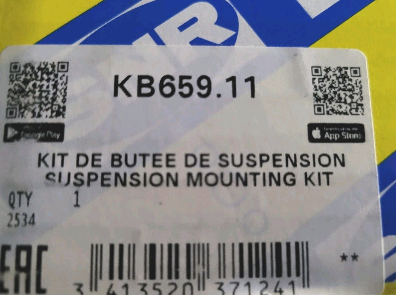 Coupelle D'amortisseur SNR Peugeot Citroën KB659.11 (#AUT181)