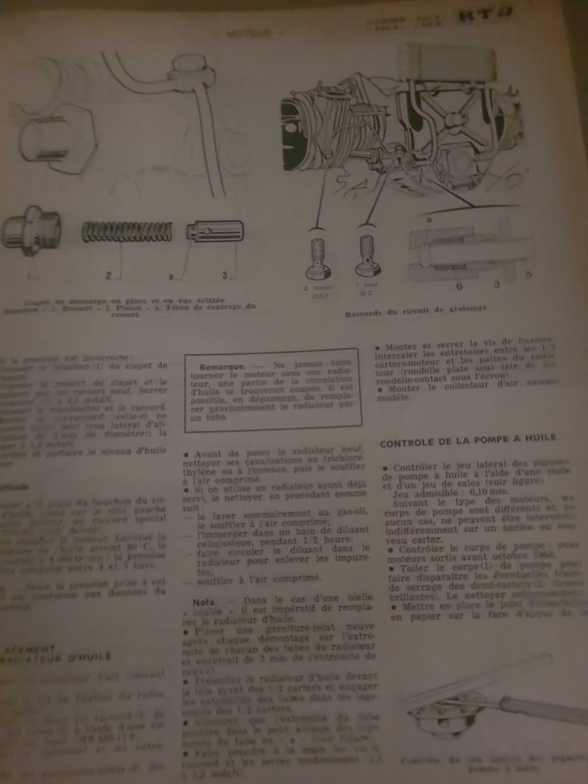 RTA Revue Technique Automobile Citroën Special Utilitaires  1969 (Liv247)