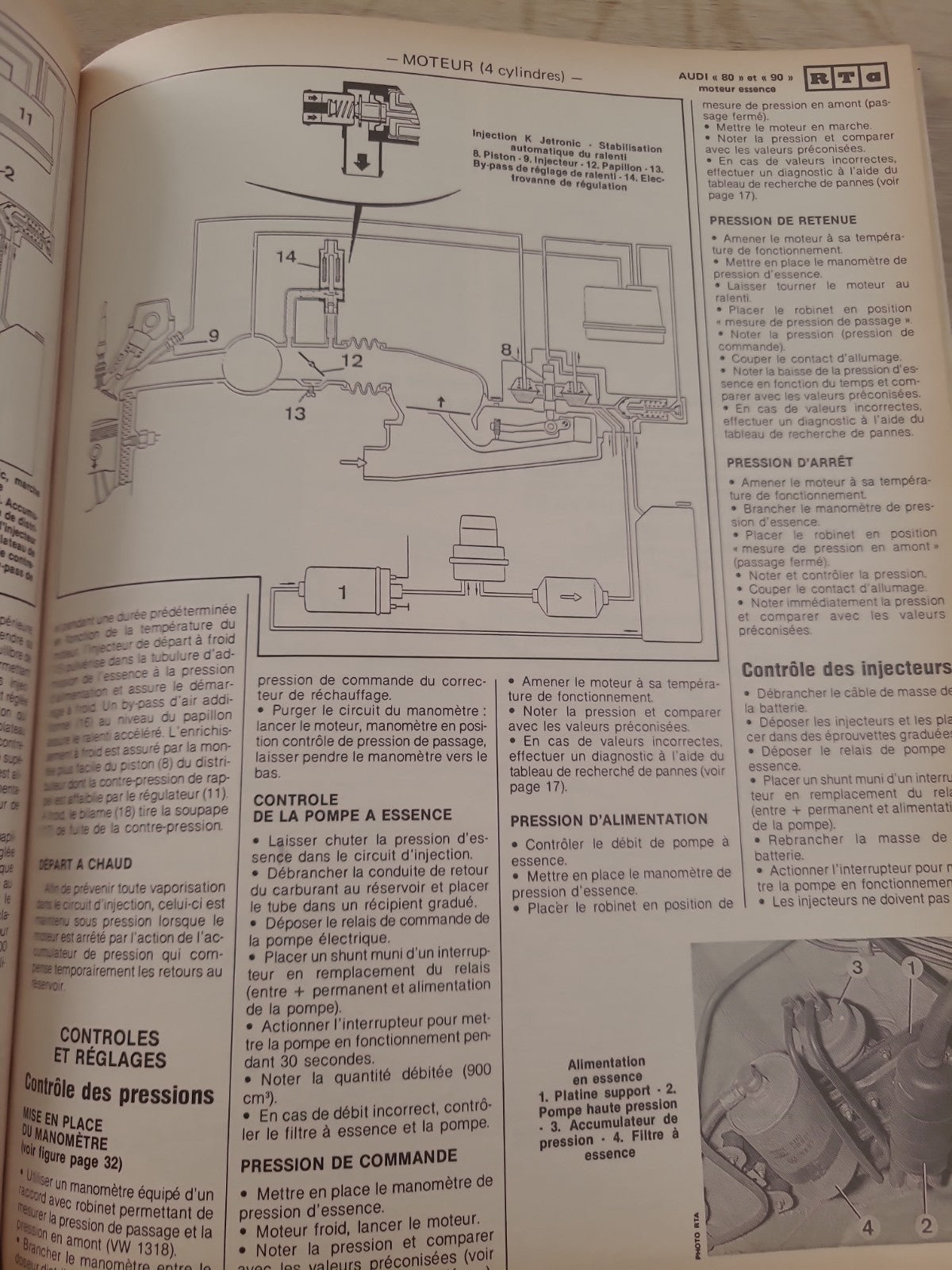 RTA Revue Technique Automobile Audi 80 Et 90 Essence 1988 (Liv221)
